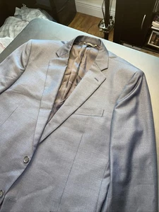 Blazer Brooks Brothers 1818 Madison 46L Vitale Barberis Lana Canonico Azul Profundo - Imagen 1 de 20