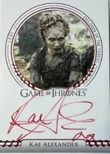 Kae Alexander Red Sigil Autogramm aus Game of Thrones komplette Serie Vol 2 - Bild 1 von 2