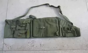 Korean War British Military Bren Gun Barrel / Spare Parts Webbing Case Carrier - Picture 1 of 4