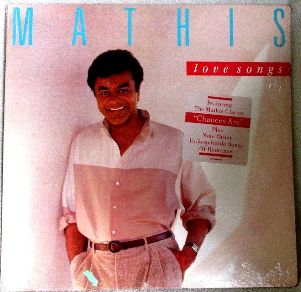 Johnny Mathis Love Songs 1988 Columbia Records # OC-44494 POP VOCALS Sealed LP - Image 1 of 1