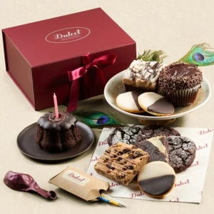 Dulcets Gourmet Chocolate Birthday Sampler Celebration Gift Basket - Picture 1 of 7