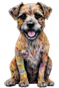 BORDER TERRIER CROSS STITCH CHART - Picture 1 of 2