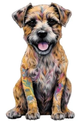 BORDER TERRIER CROSS STITCH CHART - Image 1 of 2