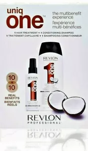 REVLON PROFESSIONAL Uniq One Coconut shampoo 300ml + Conditioner 150ml  2 bottle - Picture 1 of 3