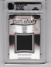 2010 Famous Fabrics Second Edition Phil Mickelson Single Memorabilia Shirt 06/09