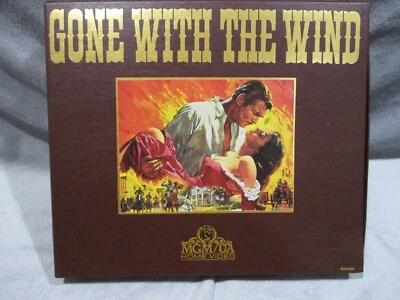Gone With The Wind MGM/UA Home Video 2 Tape VHS Deluxe Edition Box Set MV900284 - Image 1 of 2