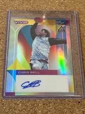 2022/23 LEAF VIVID CHRIS BELL ROOKIE RC /40 AUTO GRAY AUTOGRAPH #BA-CB1