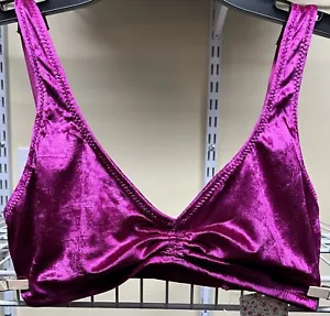 Free People Intimately FP Rhiannon Bralette Morbide Bacca Rossa Taglia Small Nuovo - Foto 1 di 12