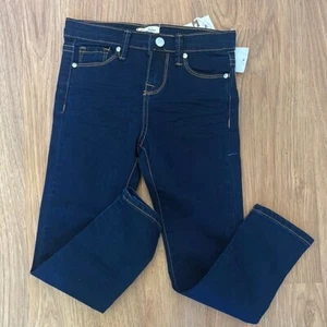 Jessica Simpson Girl's skinny jeans dark rinse waist adjustable size 6 NEW - Picture 1 of 10