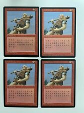 MTG 4X CHINESE BLACK BORDERED HILL GIANT NM FBB MAGIC THE GATHERING RED CREATURE