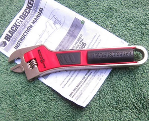 Black & Decker 8" Automatischer Einstellschlüssel AAW100 Extra Breit 1-1/4" - Bild 1 von 4
