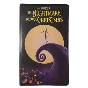TIM BURTON’S THE NIGHTMARE BEFORE  CHRISTMAS - Clamshell Original VHS 1994 - Picture 1 of 3