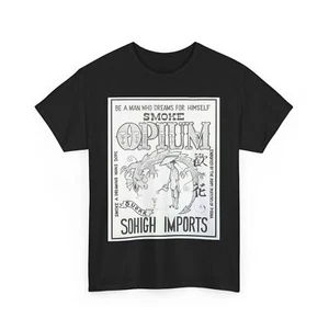 “SoHigh Imports” Vintage Opium Ad T-Shirt: "Be a Man Who Dreams for Himself" - Picture 1 of 85