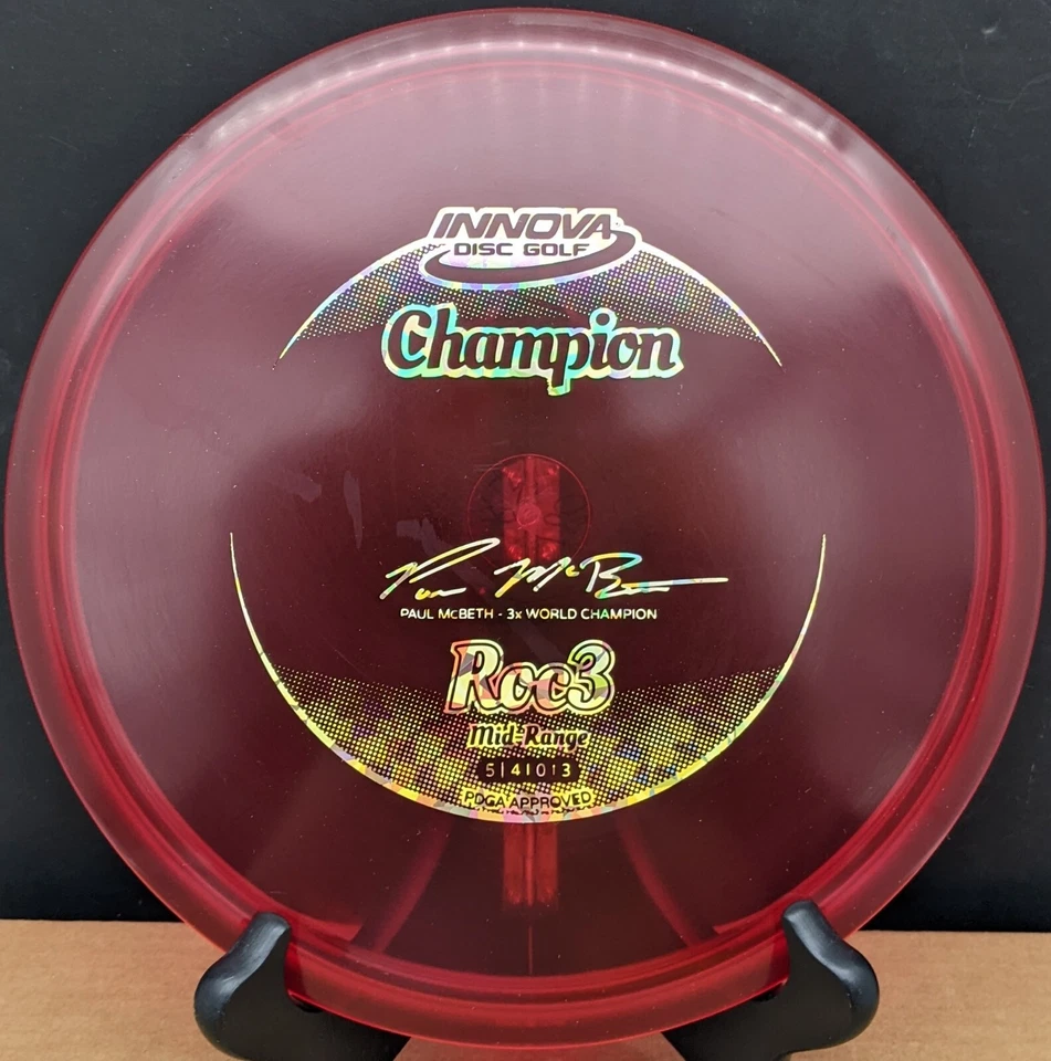 3x McBeth Champion ROC3 Innova Mid-range 180g - Image 1 of 1