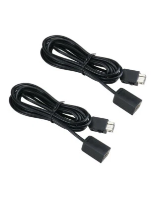 2X Câbles Rallonge 2.80m pour manette Nintendo NES & SNES Mini Classic Wii WiiU - Photo 1/4