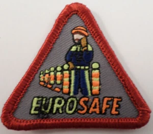 Euro Safe Triangle With Workman And Safety Cones #Mcrd - Picture 1 of 1