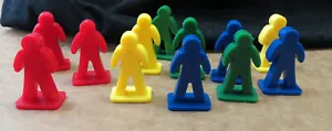 Unbranded Notice and Wonder 12 Plastic Men Multi-Color Math Helps or Game Pieces - Picture 1 of 4