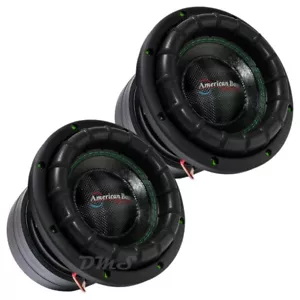 (2) American Bass GODZILLA 8 Inch 2400W DVC 4 Ohm Car Subwoofers | GODZILLA8D4 - Picture 1 of 6