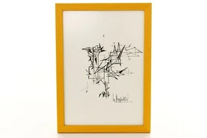 Dibujo "El Gallo" Técnica Mixta Impresionismo Cartón Fineliner - Imagen 1 de 4