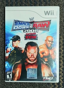 WWE SmackDown vs. Raw 2008 (Nintendo Wii) Fast Shipping - Tested - Complete - Picture 1 of 4