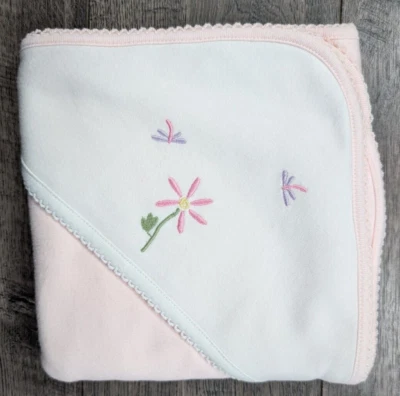 Одеяло с капюшоном Baby Girl Nwot Angel Dear Pink Dragonfly - Изображение 1 из 2