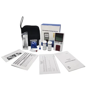 Kit de medidor de prueba de hemoglobina Merter de hemoglobina analizador de monitor de anemia + 25 tiras - Imagen 1 de 11