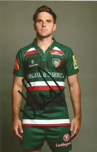 LEICESTER TIGERS RUGBY UNION: JOE FORD SIGNED 6x4 PORTRAIT PHOTO+COA - Picture 1 of 1