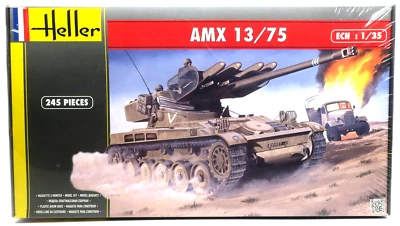 Heller 1/35 AMX 13/75 法国轻型坦克模型套件 81122 — 第 1/4 张图片