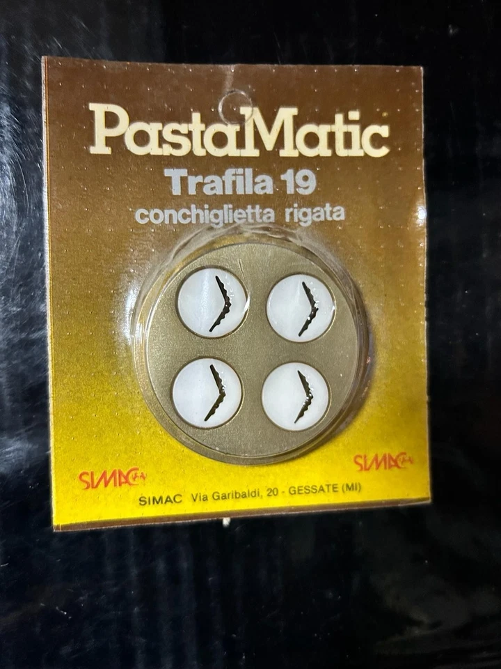 Trafila PastaMatic SIMAC n°19 conchiglietta rigata - Immagine 1 di 1