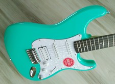 Fender Stratocaster Guitar TurboCharged w/ Blender MOD Seafoam Squier Strat WOW