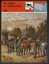 THE BATTLE OF CHATTANOOGA Tennessee U.S. Civil War GRANT STORY OF AMERICA CARD