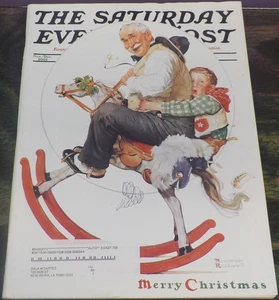 Dec.16,1933 Saturday Evening Post, Merry Christmas, Norman Rockwell Cover Art - Picture 1 of 3