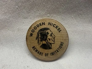 Silver Dollar City ~ Branson, Mo. Wooden Nickel Ozark Mt, Woodcarving - Picture 1 of 3