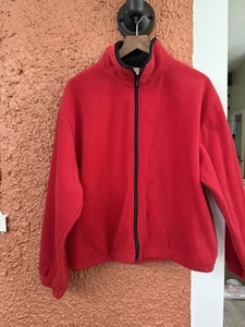 Colorado Timberline Kids Red Fleece Zip Up Jacket Size Large Winter Skiing - Picture 1 of 4