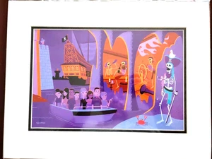 Disney Pirates of The Caribbean Shag Scoundrels & Skeletons 2 Print Set NEW LTD - Picture 1 of 4
