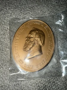 Rutherford B Hayes Indian Peace Medal Early Strike “Morgan” - Picture 1 of 3