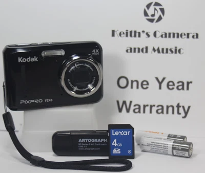 1yrWarranty Kodak PIXPRO FZ43 16MP Compact Digital Camera + SD card +EVERYTHING! - Image 1 of 4