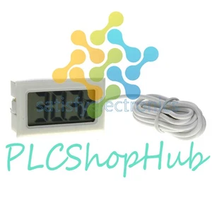 White AQUARIUM TEMPERATURE GAUGE LCD DIGITAL THERMOMETER FOR FISH TANK - Picture 1 of 4