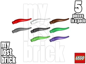 LEGO - Part 13564 - Long Cattle Horn (Pack of 5) + NEW +SELECT COLOUR +FREE POST - Picture 1 of 9