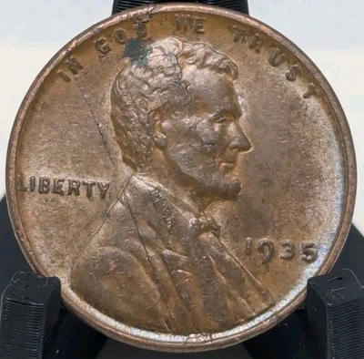 1935 Lincoln Wheat Cent Planchet Error - Image 1 of 4