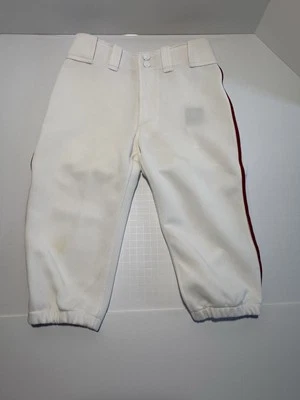 Youth Large Mizuno Baseball Pants White - Image 1 of 4