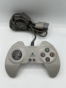 Sony PlayStation PS1 ASCII Control Pad Gray Wired Controller Works - Picture 1 of 3