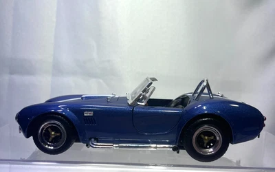 Road Legends 1964 Shelby Cobra 427S/C pintado en azul guardia fundido a presión 1:18 Foto 1 de 4