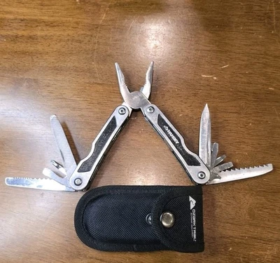 多工具多工具哈士奇 2CR 折叠 13 合 1 野营远足钓鱼自行车 — 第 1/4 张图片