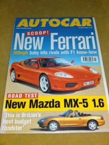 AUTOCAR - FERRARI May 27 1998 Vol 216 No 8 - Picture 1 of 1