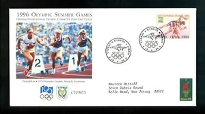 Postal History Cyprus #887 FDC Olympics Sports Games Wrestling 1996 - Picture 1 of 3