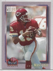 1993 ProSet Update NNO Joe Montana, qb, Kansas City Chiefs, Hall of Fame, NM - Picture 1 of 2