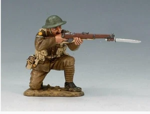 King & Country's WW1 kneeling firing Tommy (FW041) figurine. Discontinued! - Picture 1 of 1