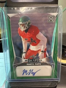 2023 Leaf Draft Autographs Marte Mapu Green RC #BA-MM3 - Bild 1 von 5