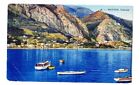 Vintage Postcard Harbour Boats Garavan Menton French Riviera (Unposted)